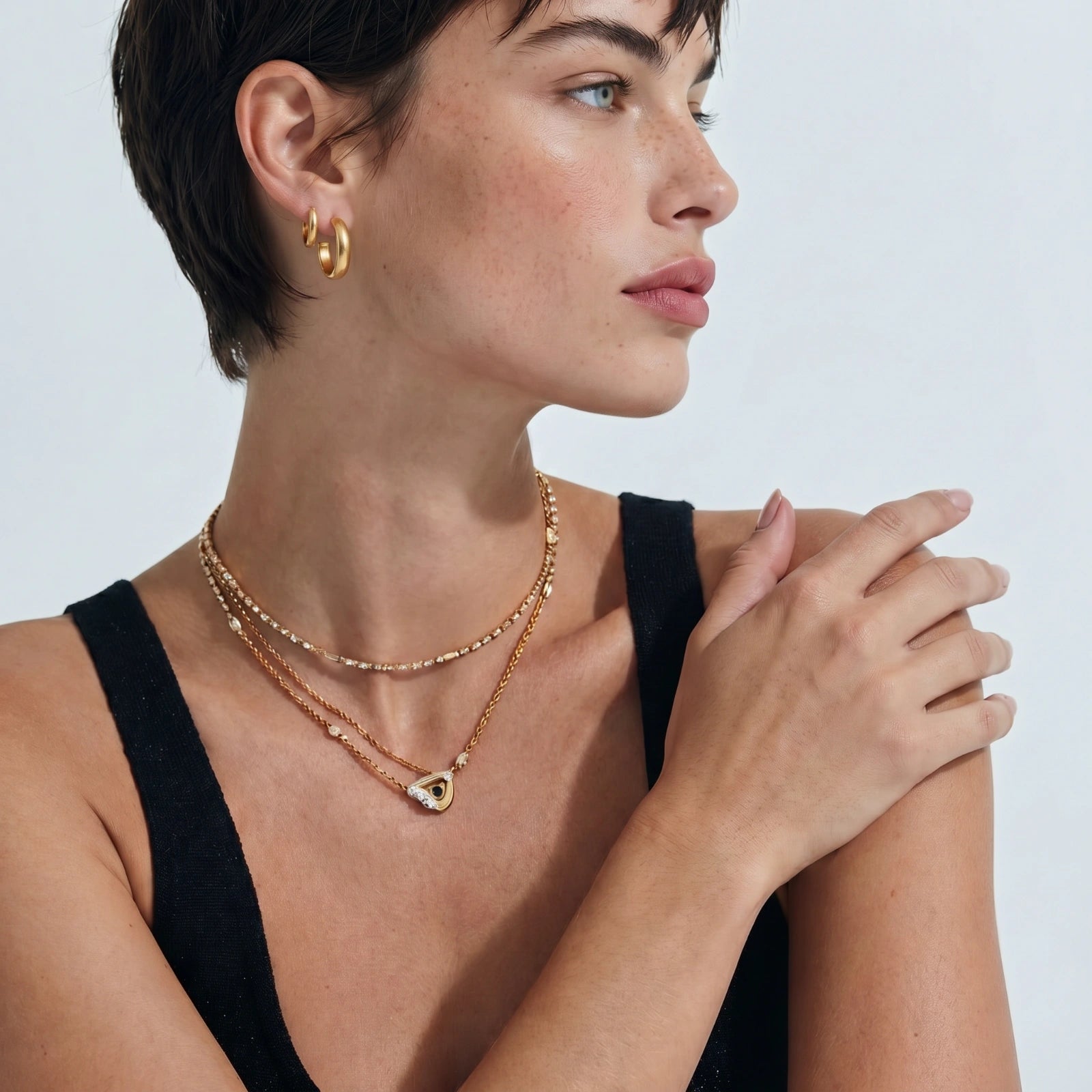 Golden Hour Earring Set by AlbaLuxe
