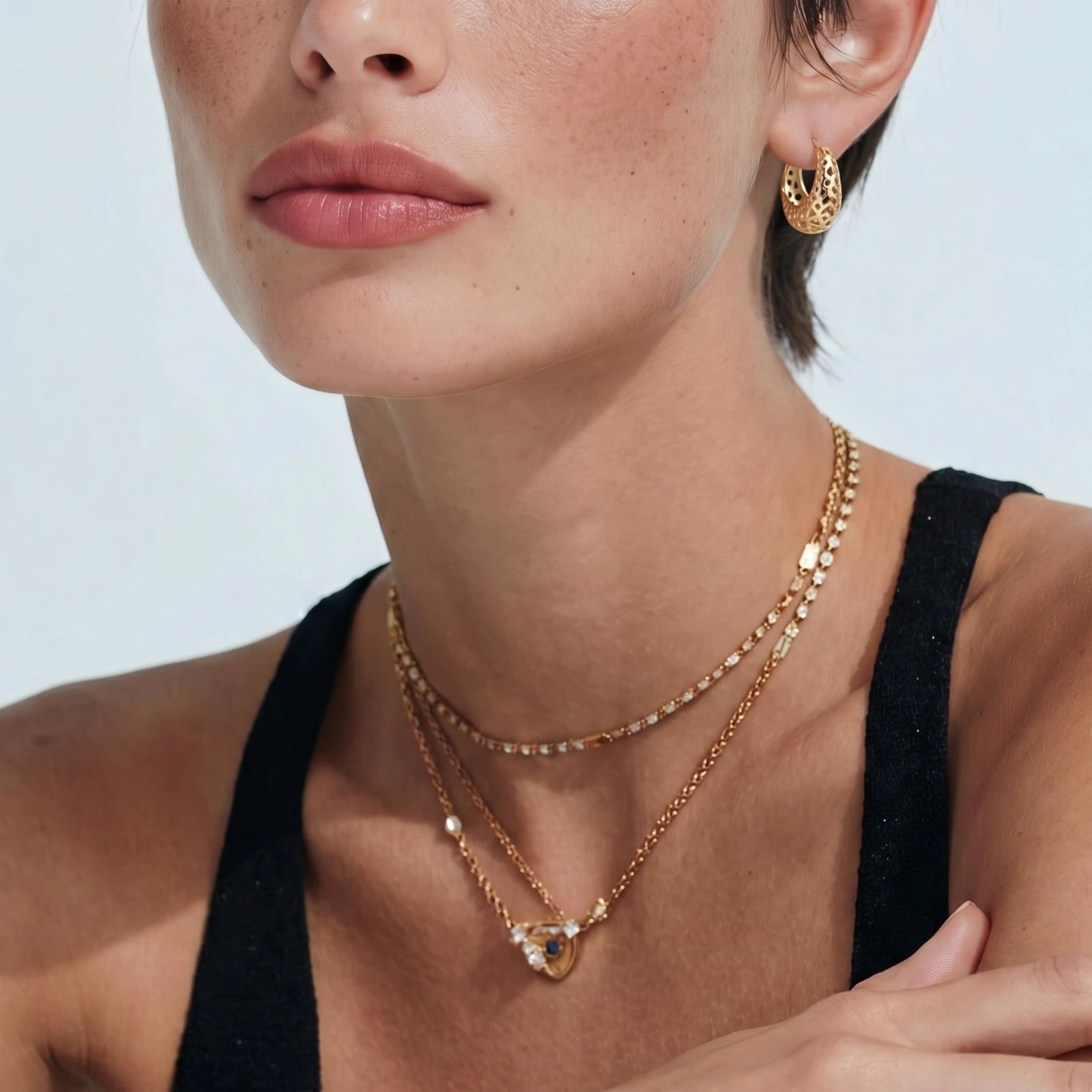 Honeycomb Dream Hoops by AlbaLuxe