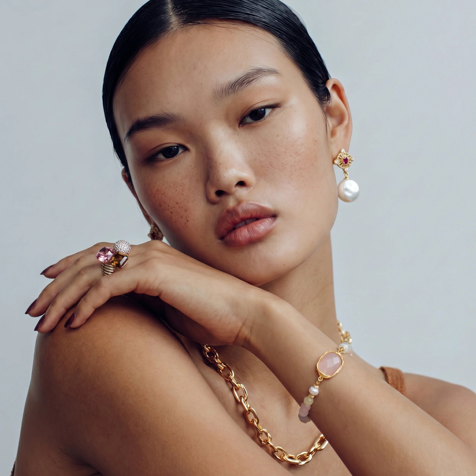 Royal Garden Pearl Drops by AlbaLuxe