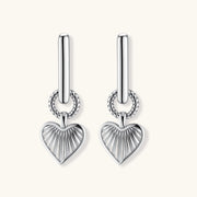 Radiant Heart Huggie Earrings by AlbaLuxe AlbaLuxe
