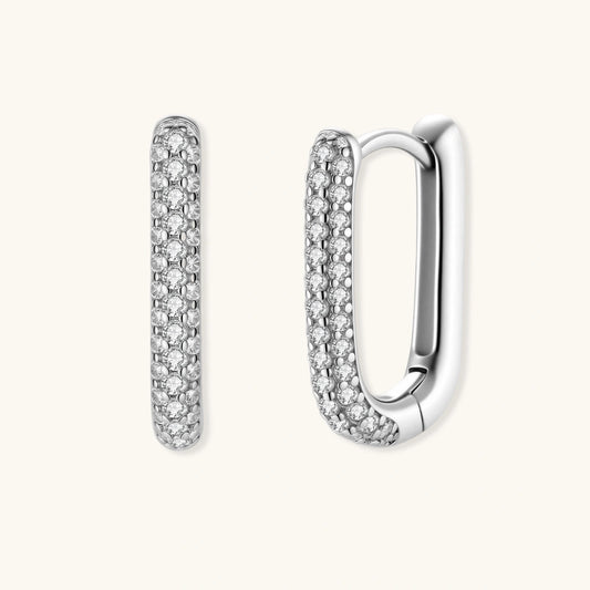 Sparkle Huggie Hoops by AlbaLuxe AlbaLuxe