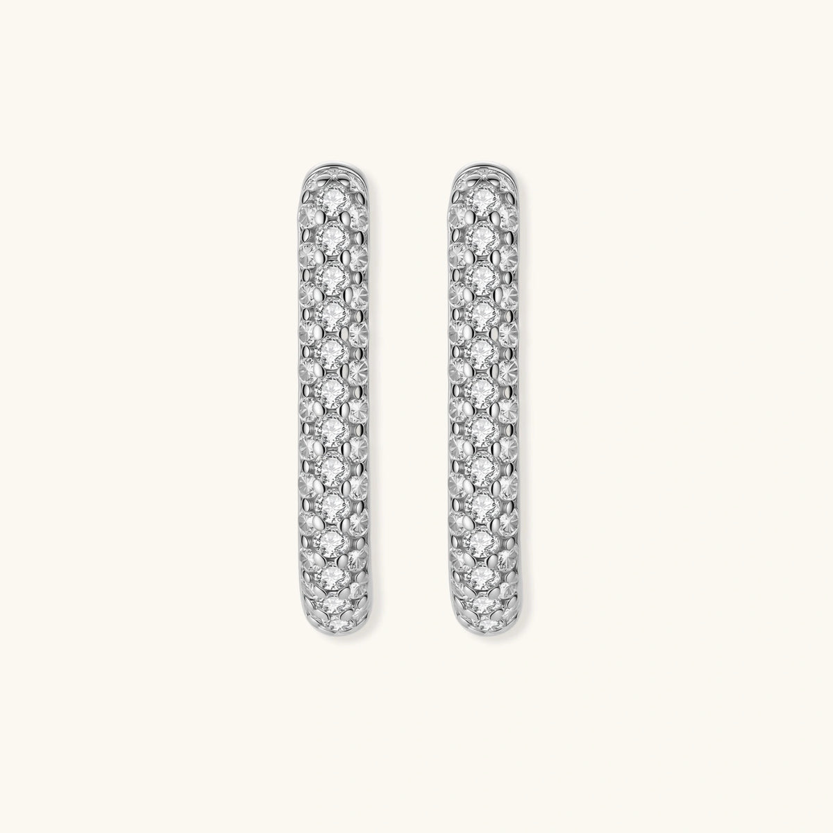 Sparkle Huggie Hoops by AlbaLuxe AlbaLuxe