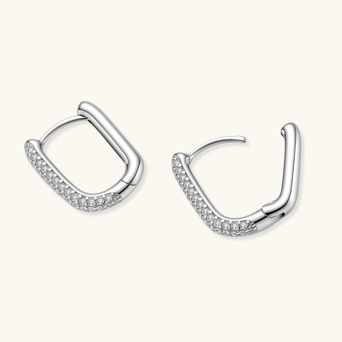 Sparkle Huggie Hoops by AlbaLuxe AlbaLuxe
