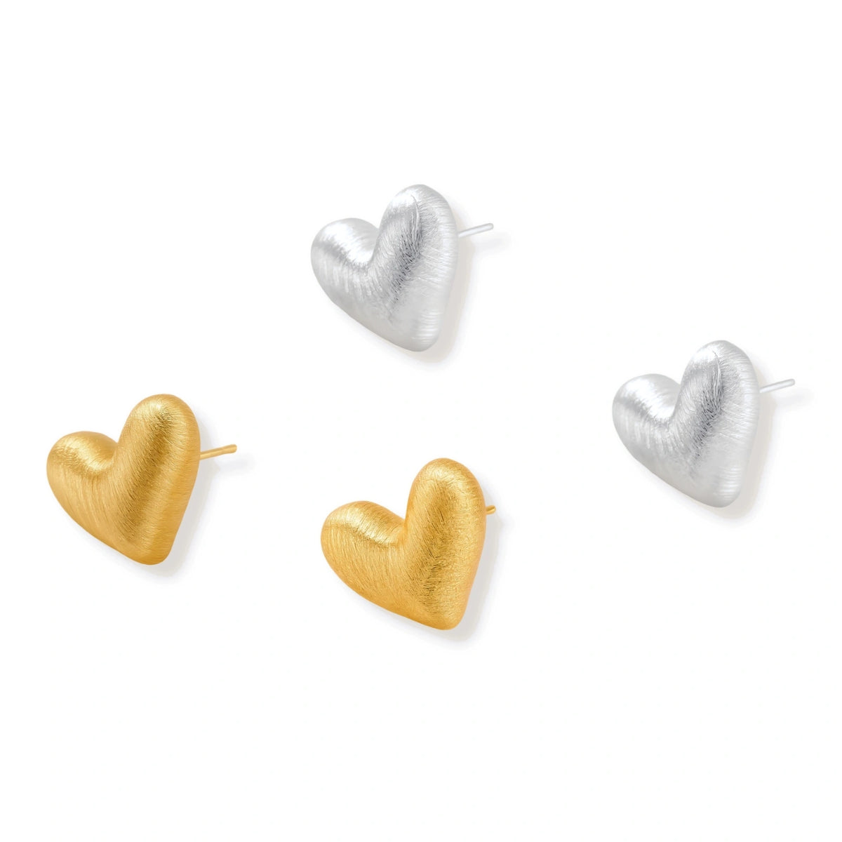 Heart Glow Studs by AlbaLuxe AlbaLuxe