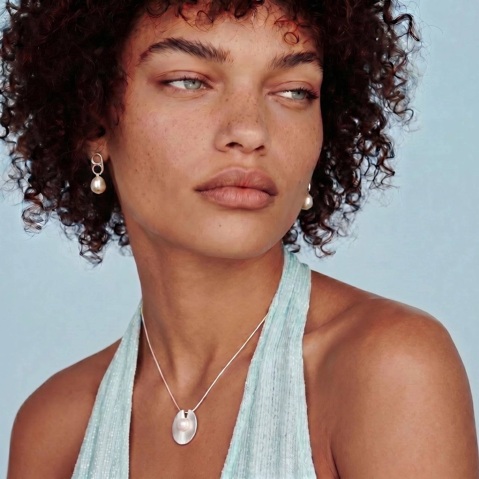 Luna Pearl Pendant by AlbaLuxe
