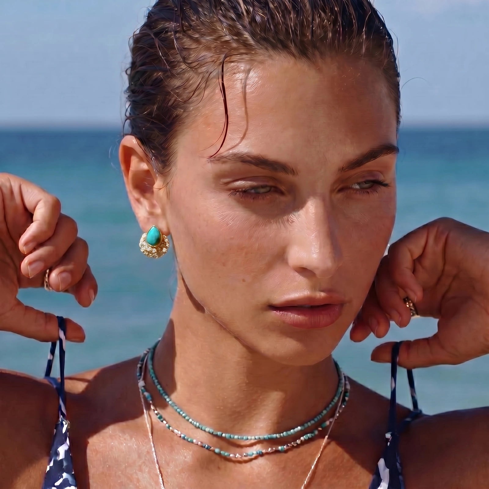 Azure Dreams Earrings by AlbaLuxe