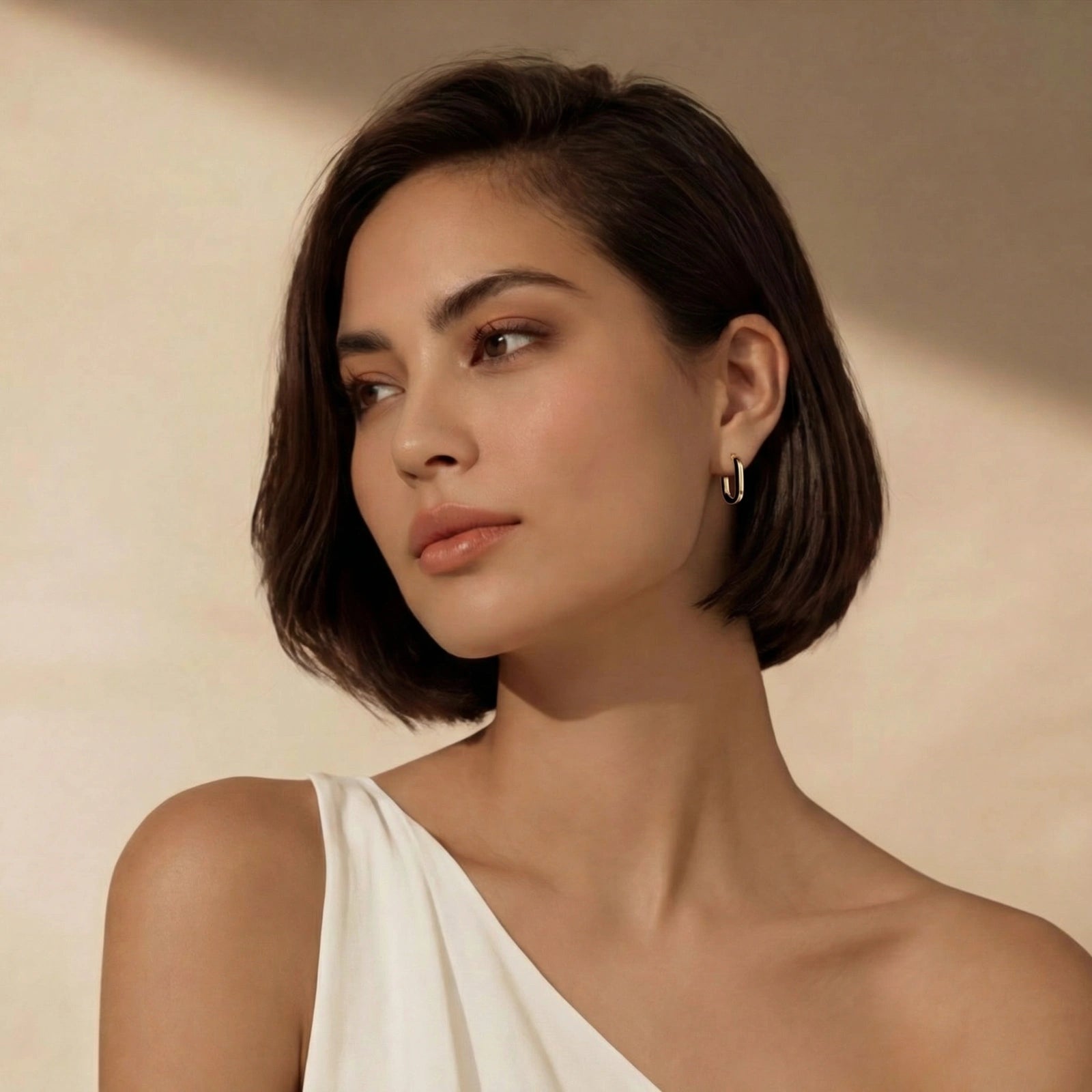 Contrast Hoop Earrings by AlbaLuxe AlbaLuxe