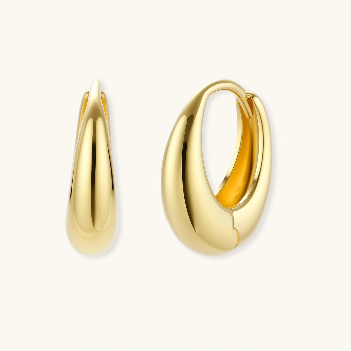 Golden Era Huggie Hoops AlbaLuxe