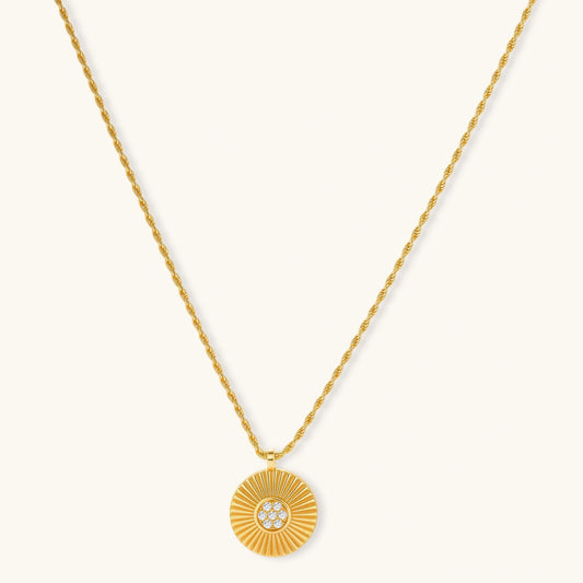Sunburst Radiance Necklace by AlbaLuxe AlbaLuxe