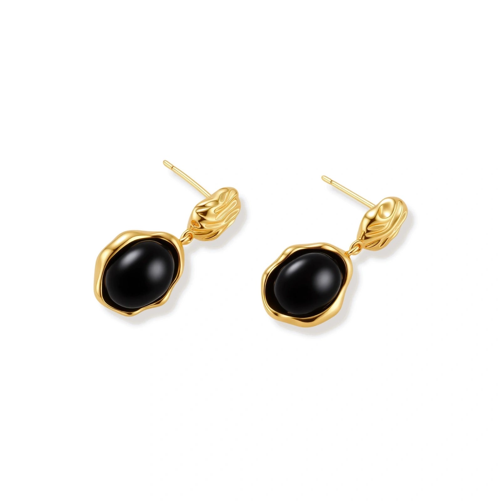 Ripple Drop Agate Earrings AlbaLuxe