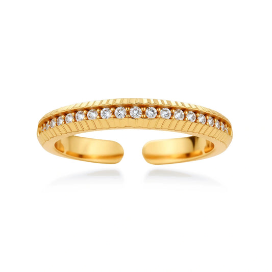 Spark Row Ring by AlbaLuxe AlbaLuxe