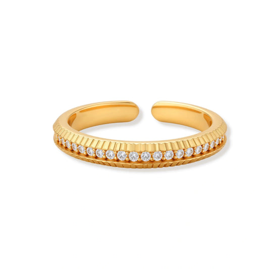 Spark Row Ring by AlbaLuxe AlbaLuxe