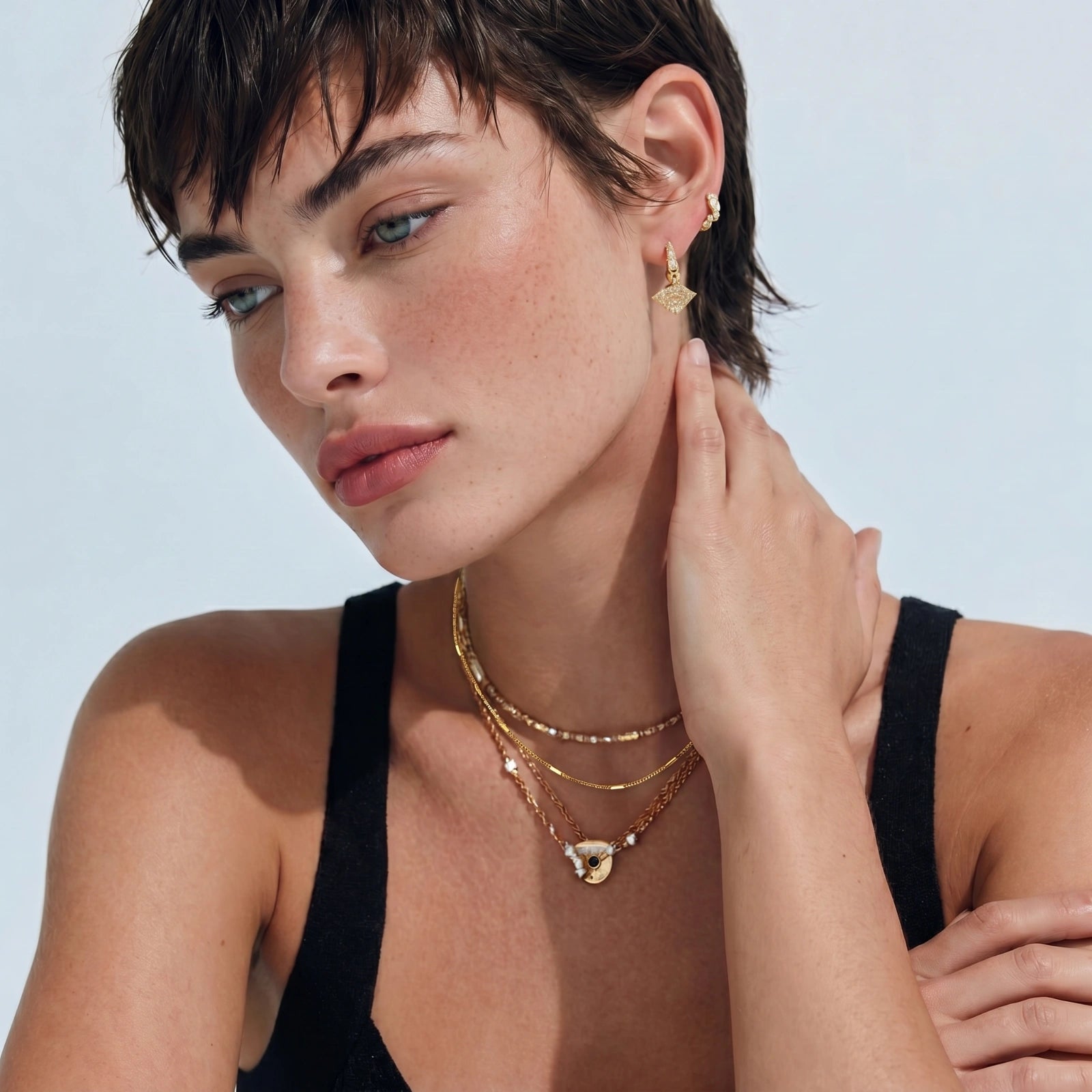 Golden Minimalist Chain by AlbaLuxe AlbaLuxe