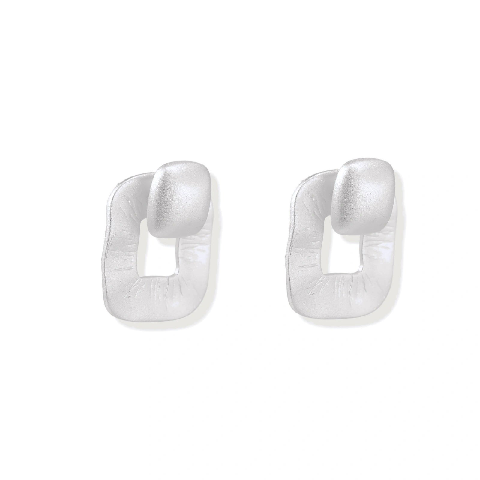 Textured Square Studs by AlbaLuxe AlbaLuxe