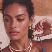 Gilded Dewdrop Earrings by AlbaLuxe AlbaLuxe
