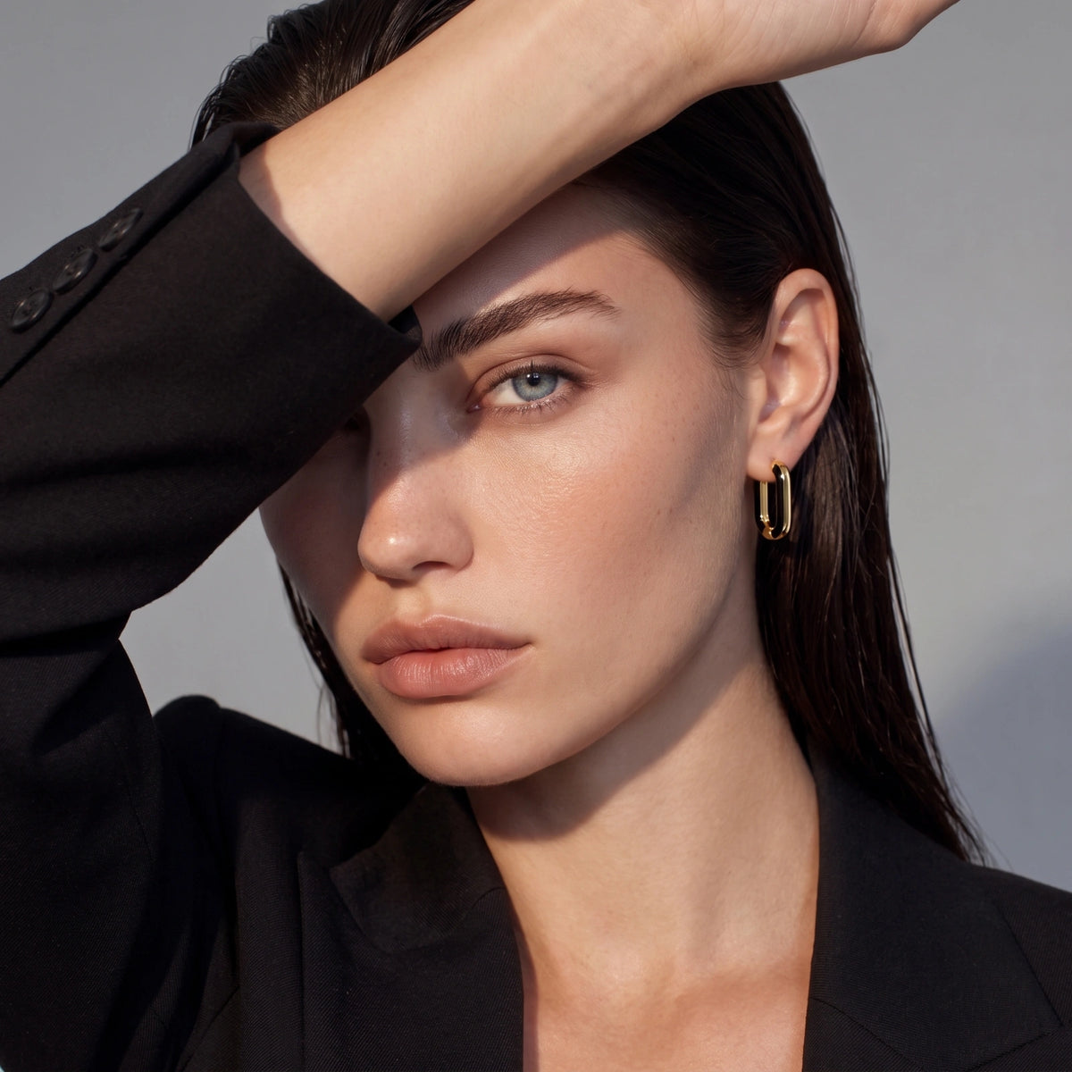 Contrast Hoop Earrings by AlbaLuxe AlbaLuxe