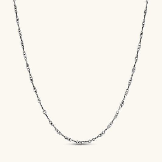 Twisted Rope Chain Necklace by AlbaLuxe AlbaLuxe