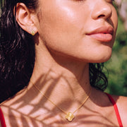 Gold Droplet Studs by AlbaLuxe AlbaLuxe