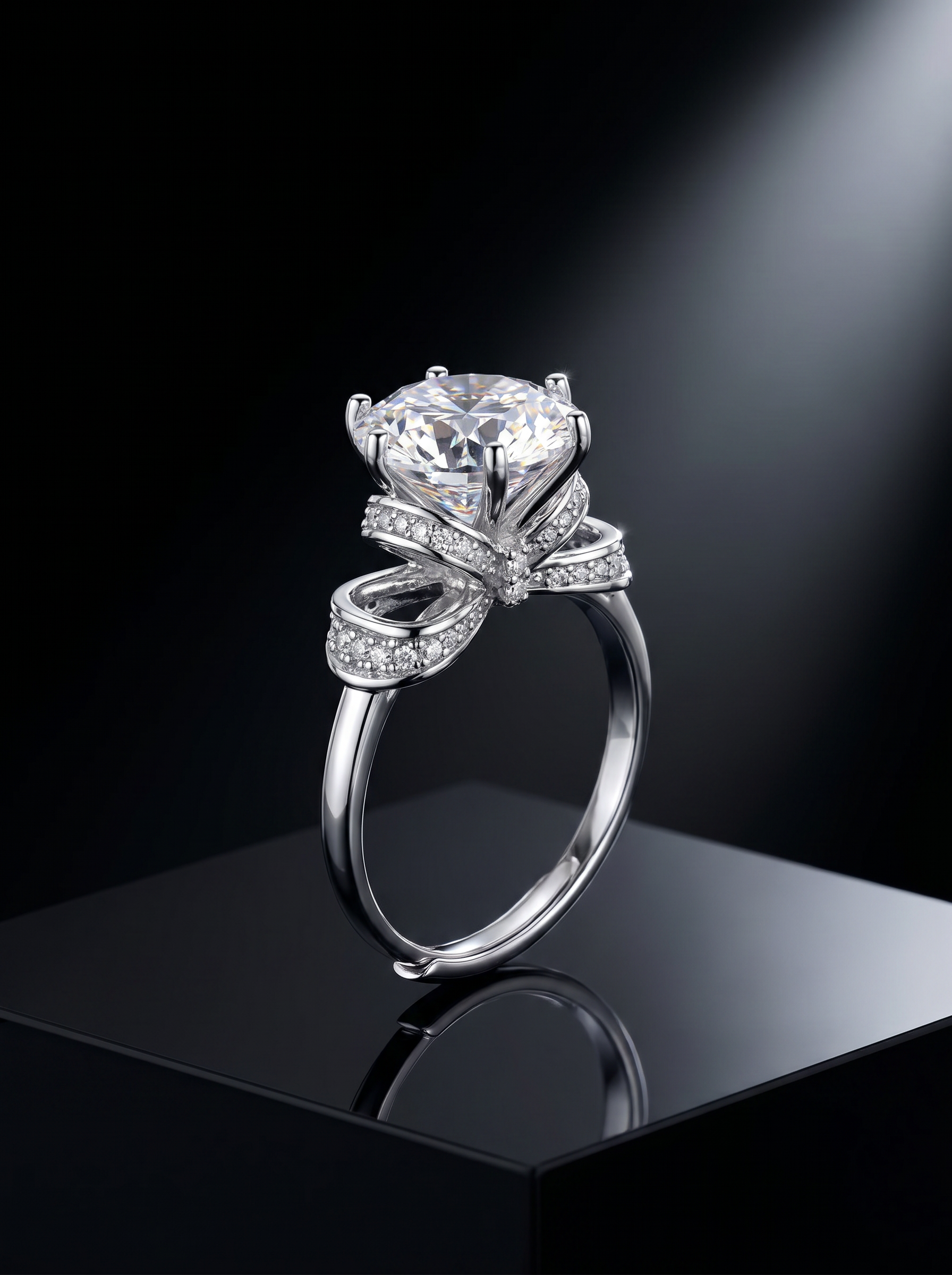Promise Bow Statement Ring by AlbaLuxe AlbaLuxe