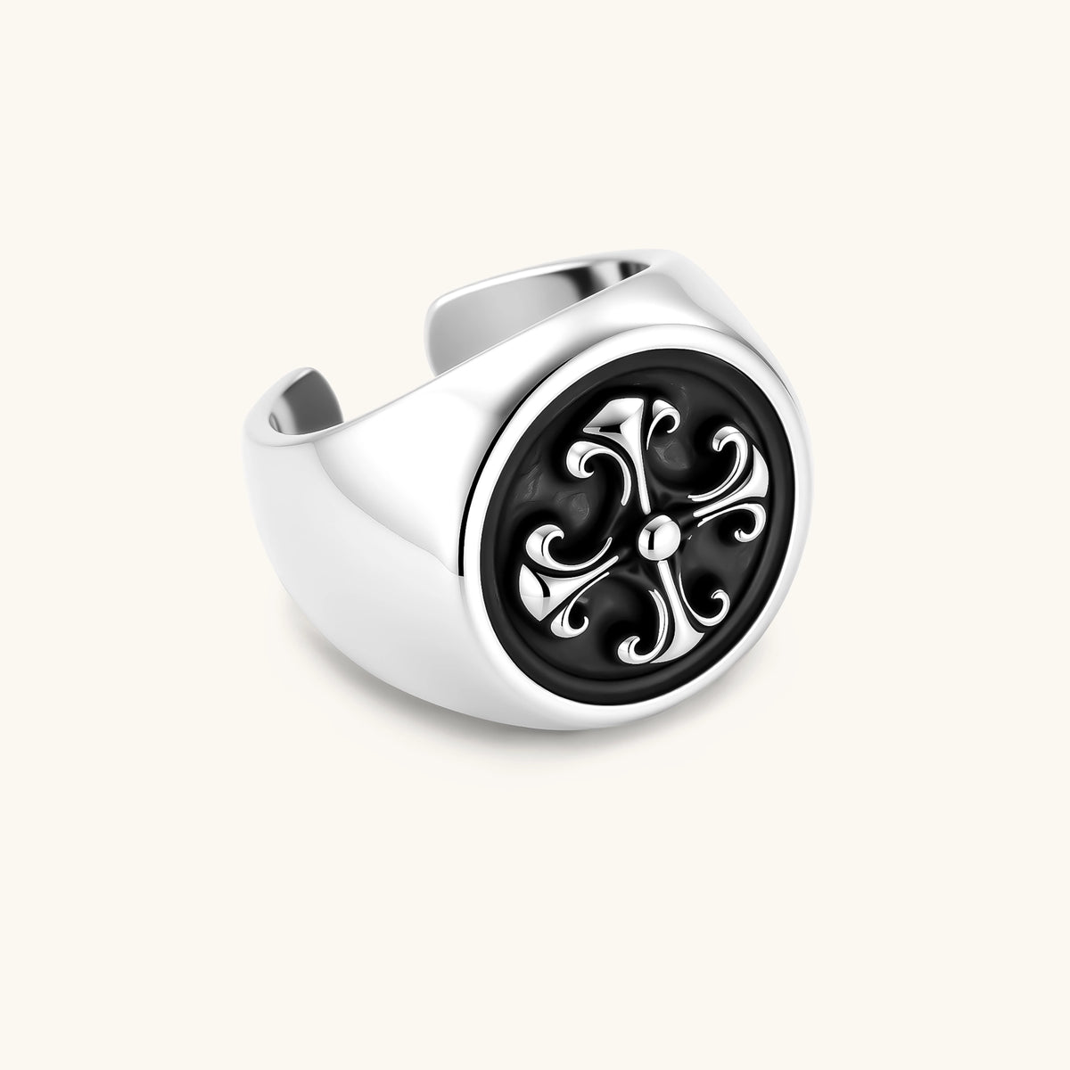 Fleur Signet Ring by AlbaLuxe AlbaLuxe