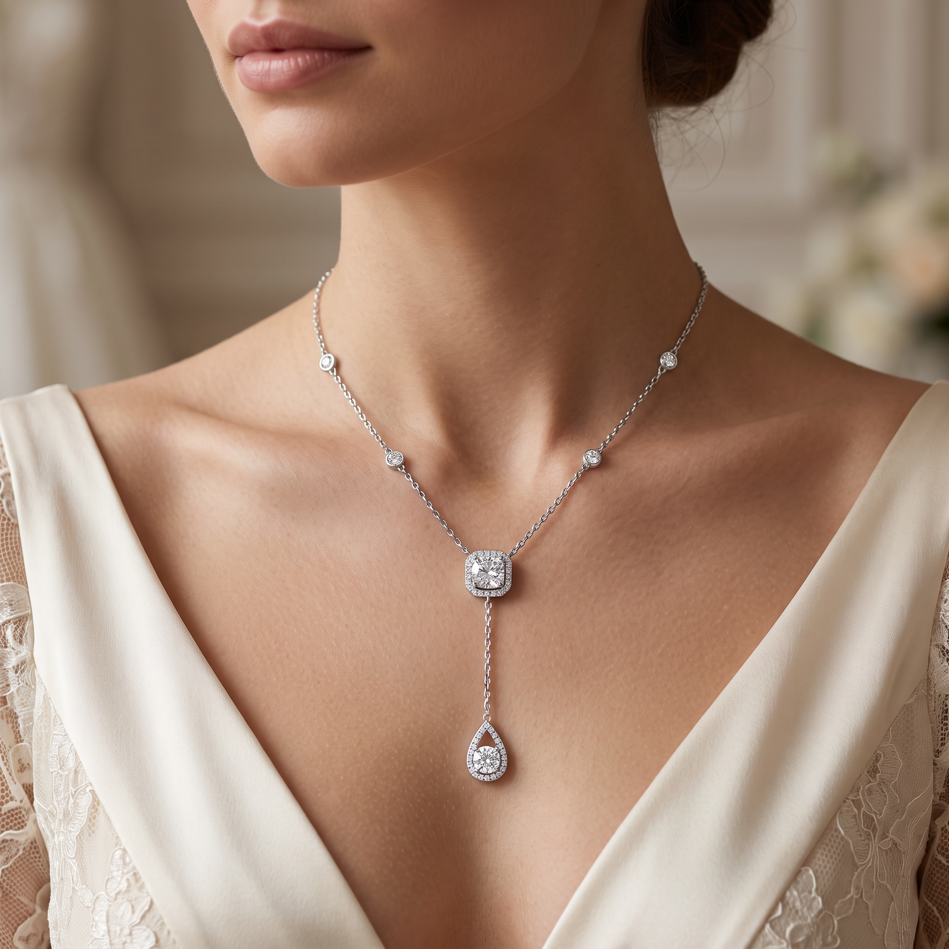 Celestial Balance Necklace by AlbaLuxe AlbaLuxe