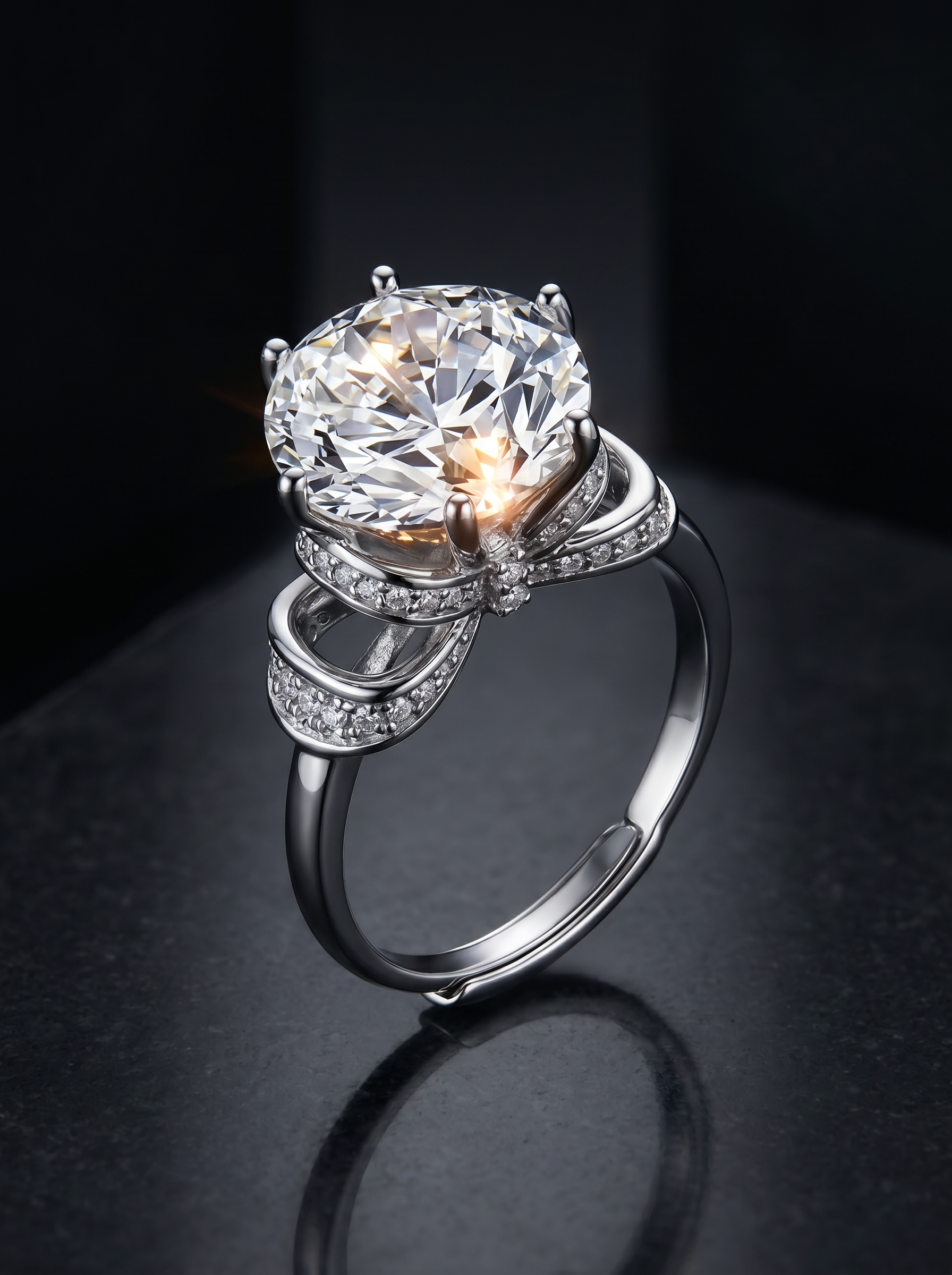 Promise Bow Statement Ring by AlbaLuxe AlbaLuxe
