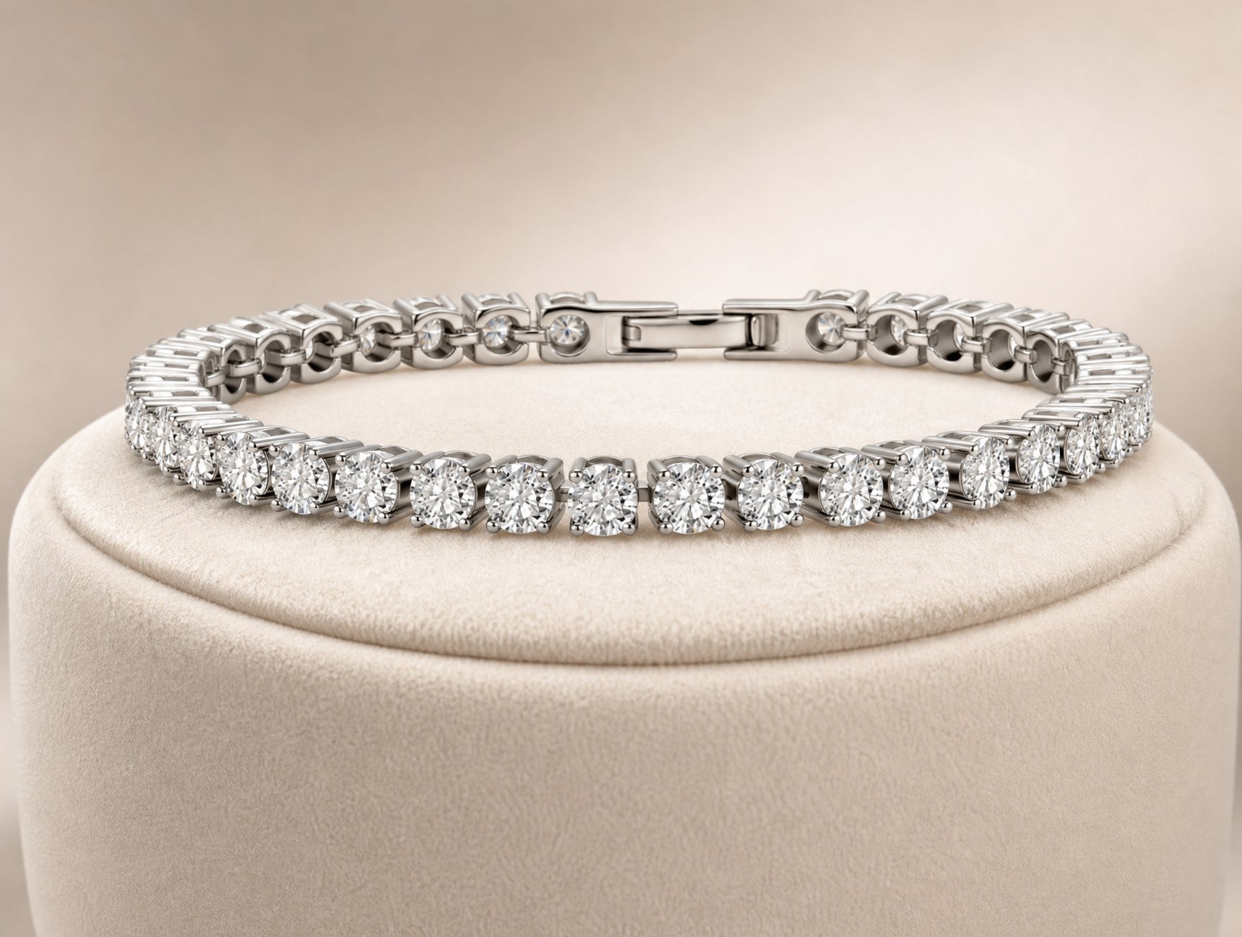 Eternal Sparkle Tennis Moissanite Bracelet by AlbaLuxe AlbaLuxe