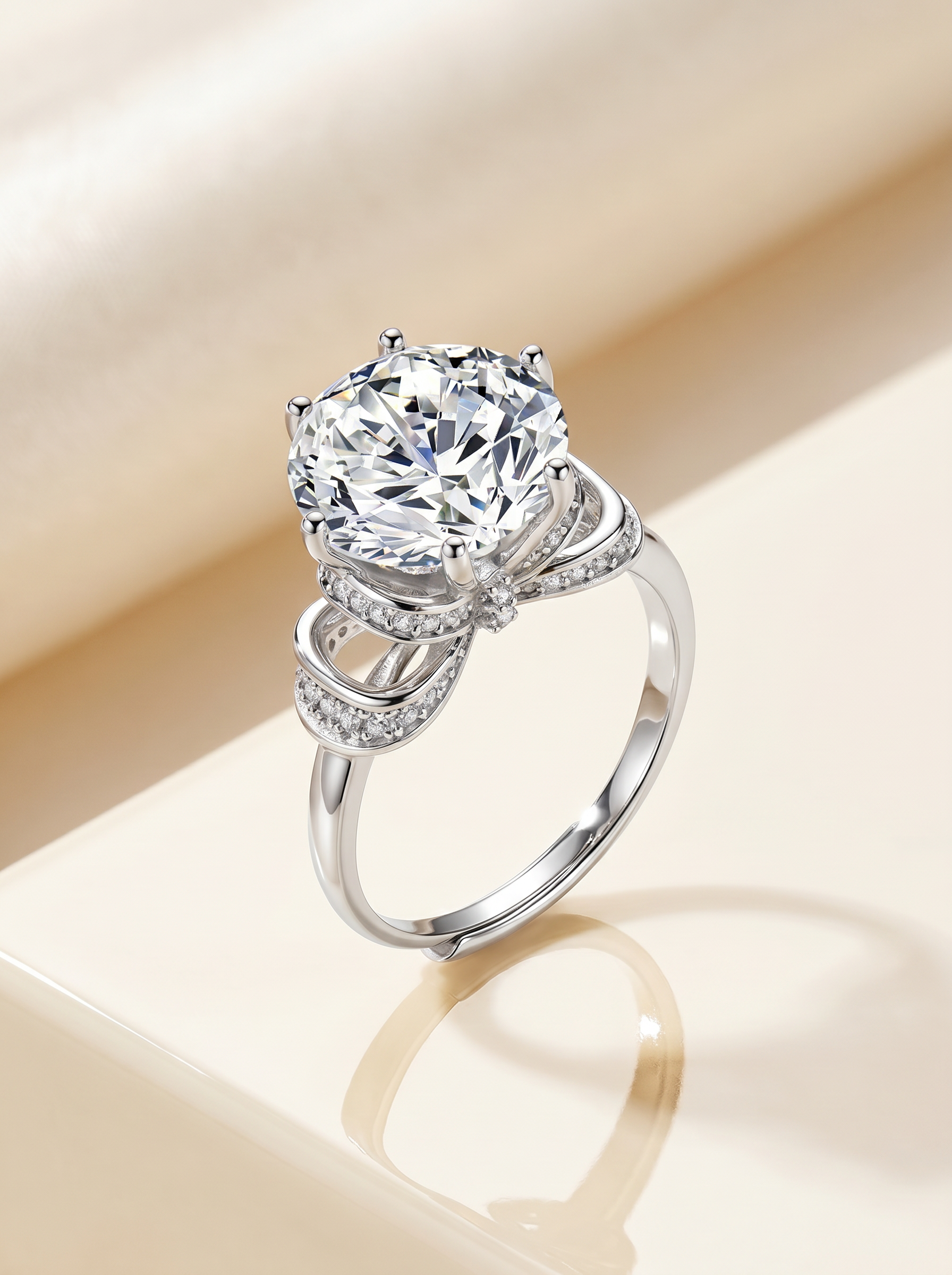 Promise Bow Statement Ring by AlbaLuxe AlbaLuxe