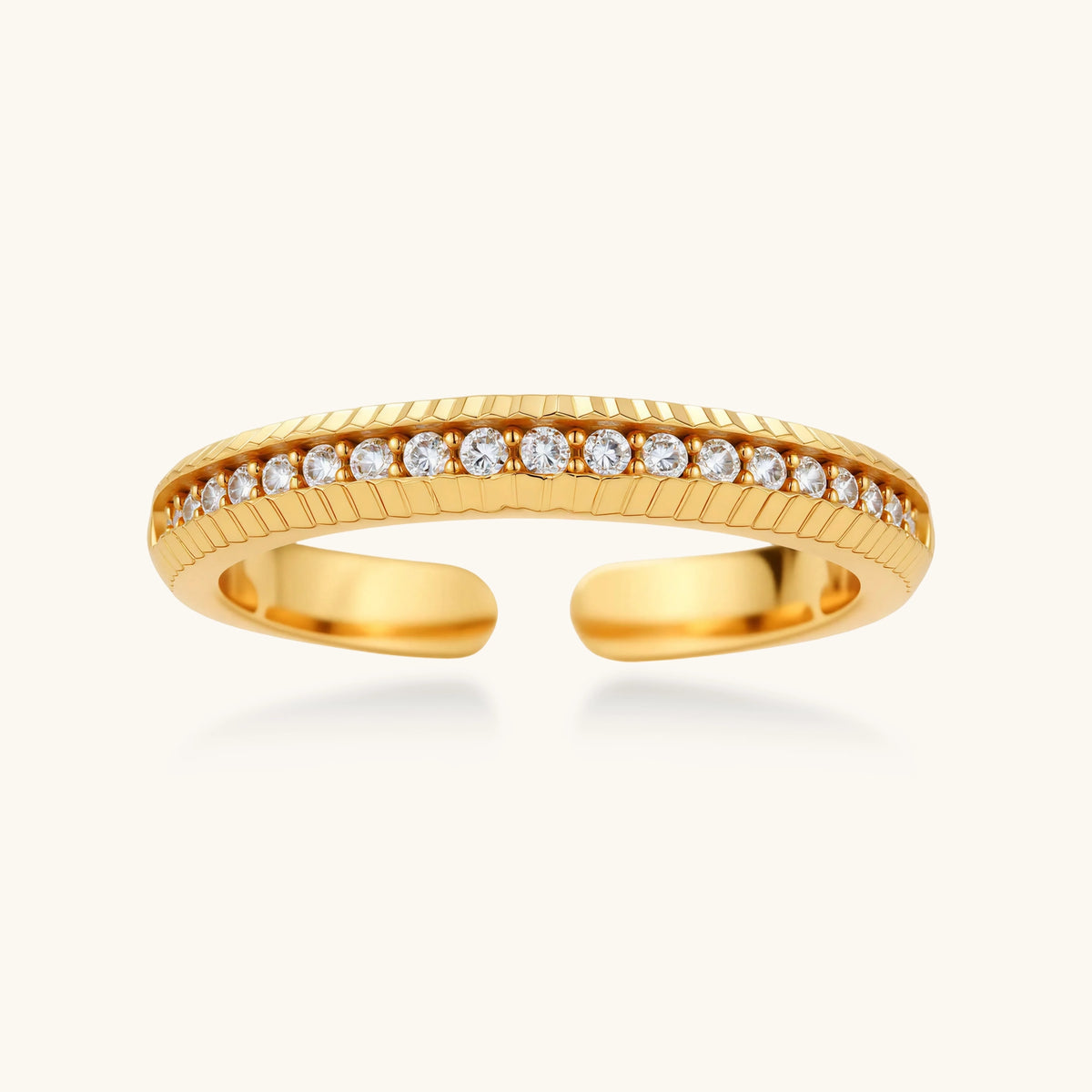 Spark Row Ring by AlbaLuxe AlbaLuxe