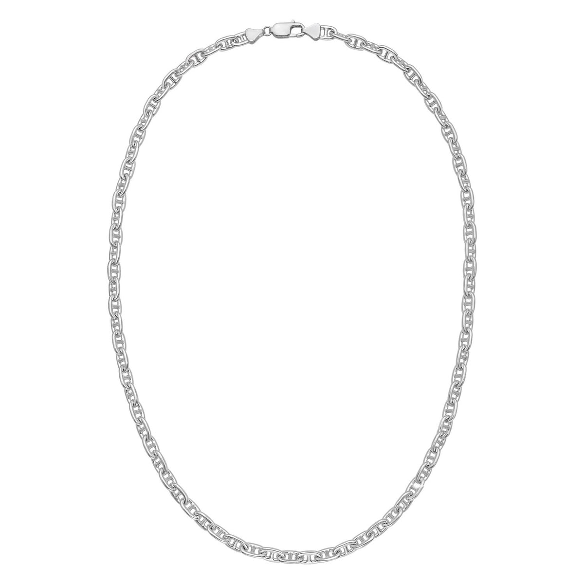 Sterling Silver Anchor Chain Necklace (6.40 mm) Alba Luxe