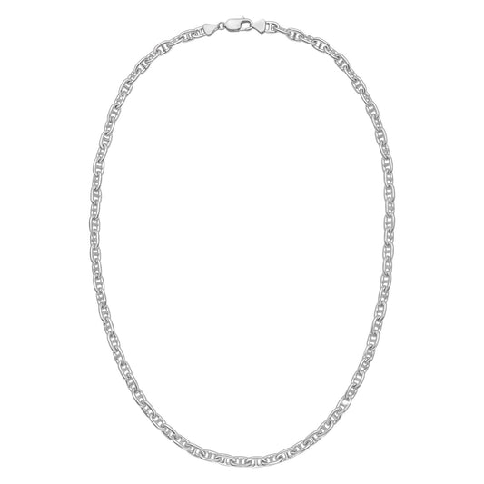 Sterling Silver Anchor Chain Necklace (6.40 mm) Alba Luxe