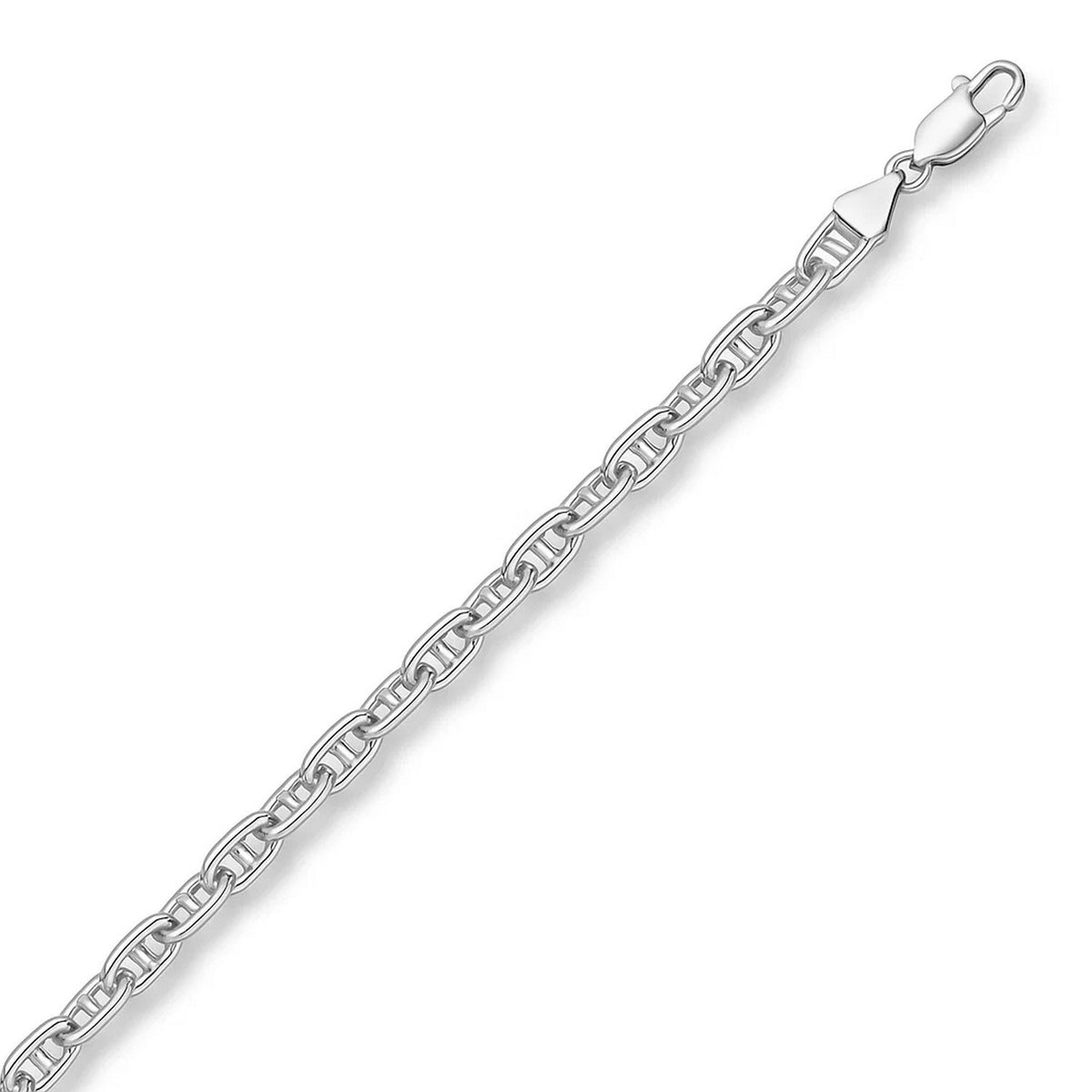 Sterling Silver Anchor Chain Necklace (6.40 mm) Alba Luxe