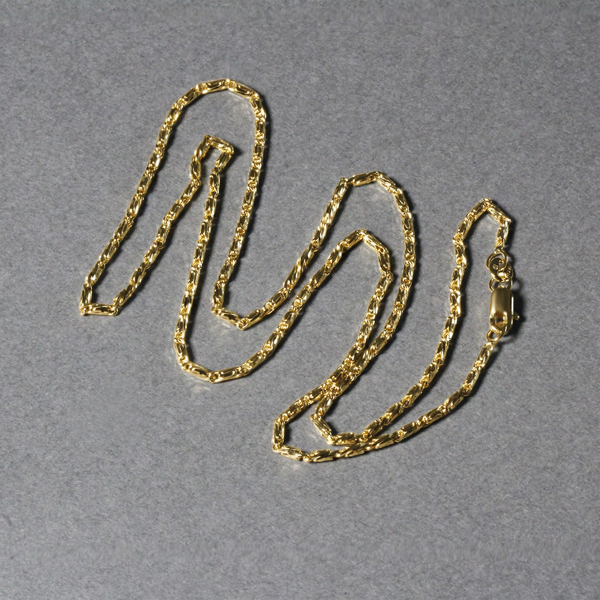 Diamond Cut Fancy Links Pendant Chain in Yellow Gold (1.50 mm) RCJ
