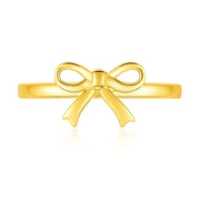 14k Yellow Gold Bow Ring RCJ