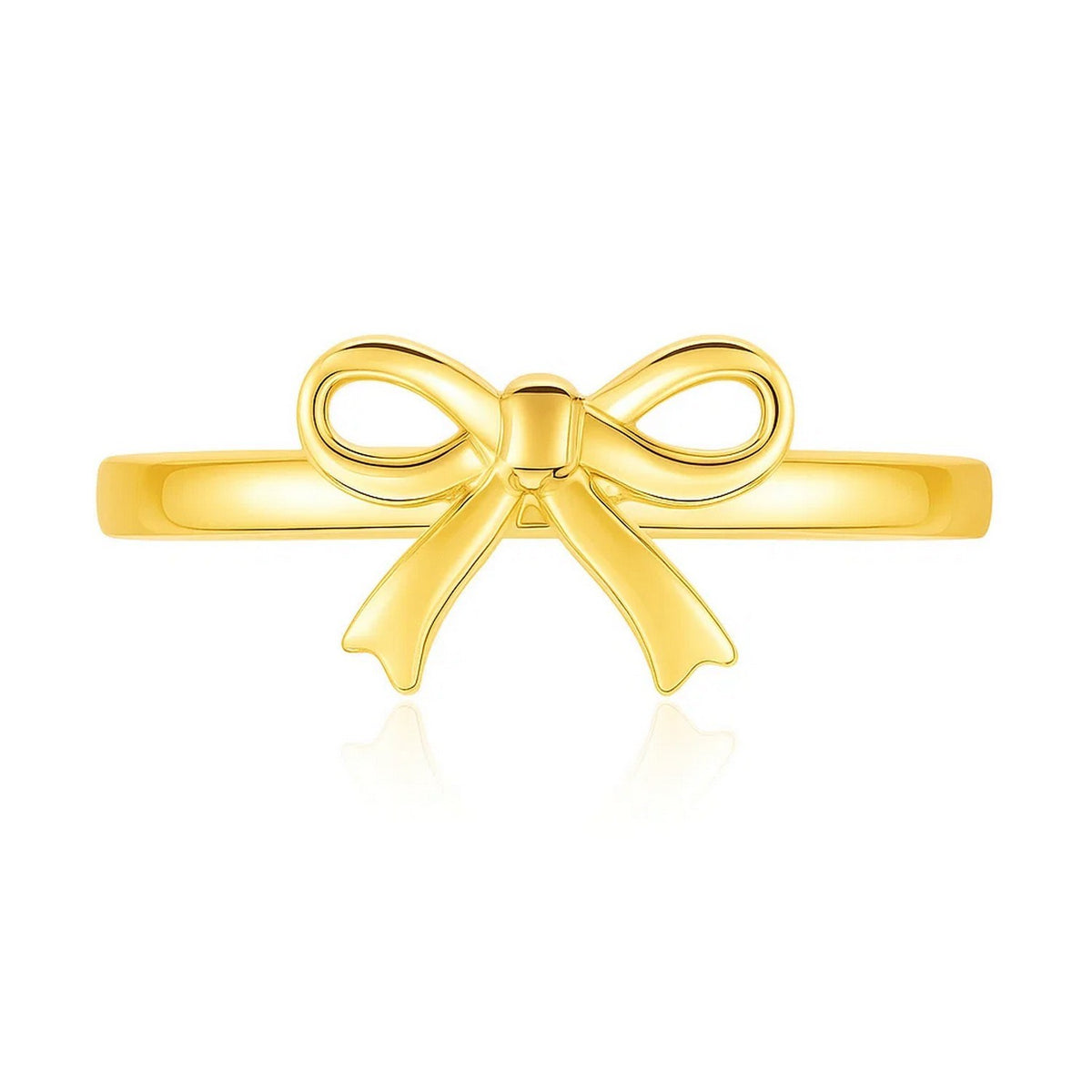 14k Yellow Gold Bow Ring RCJ