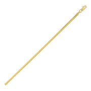 14K Yellow Gold Oval Snake Chain (2.60 mm) RCJ
