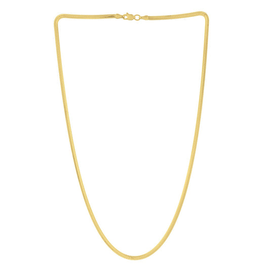 14K Yellow Gold Oval Snake Chain (2.60 mm) RCJ