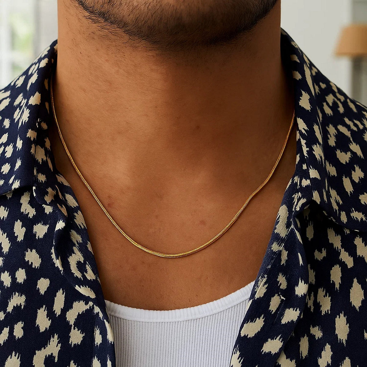 14K Yellow Gold Oval Snake Chain (2.60 mm) RCJ