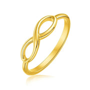 14k Yellow Gold Infinity Ring in High Polish RCJ