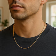 14k Yellow Gold Classic Box Chain (1.4 mm) RCJ