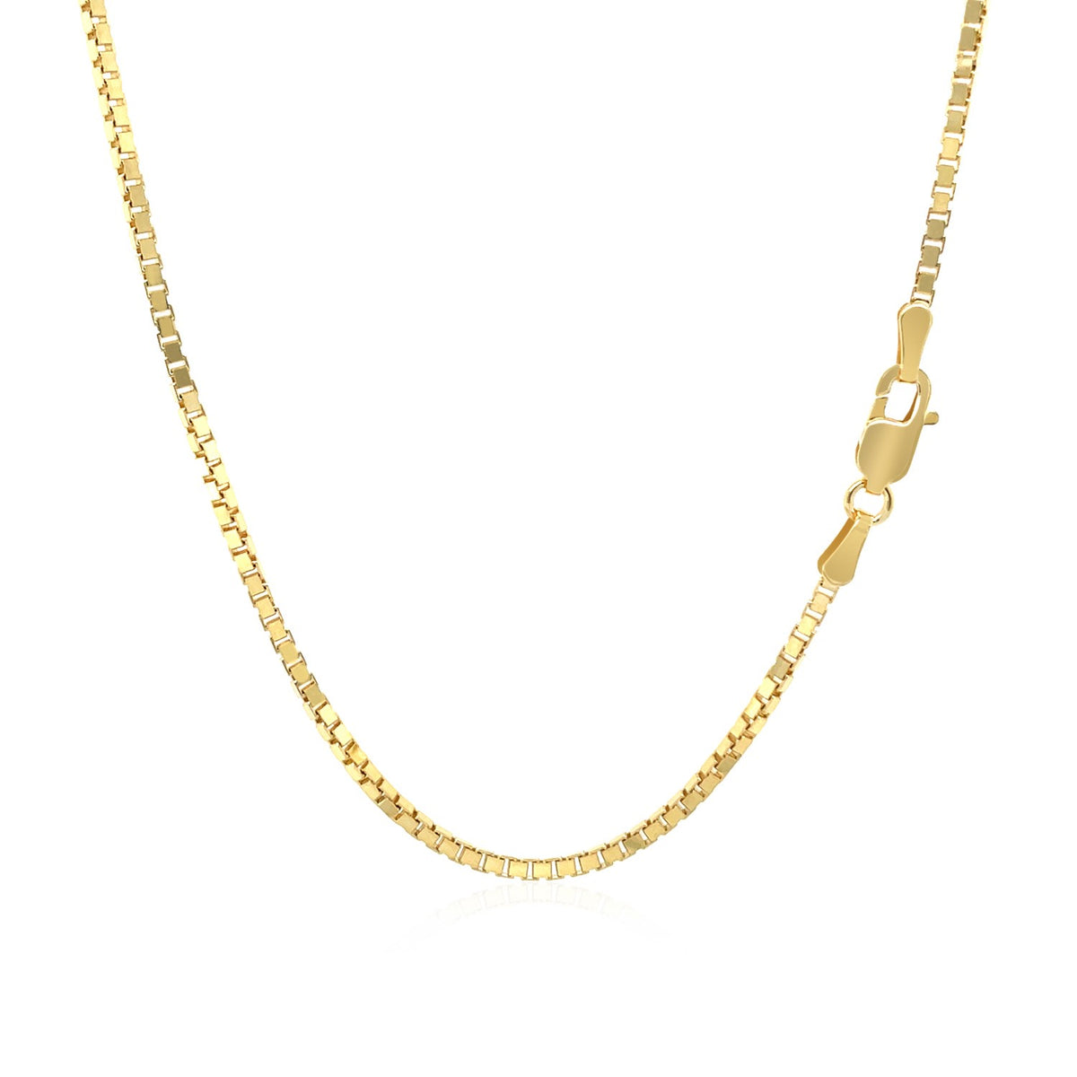 14k Yellow Gold Classic Box Chain (1.4 mm) RCJ