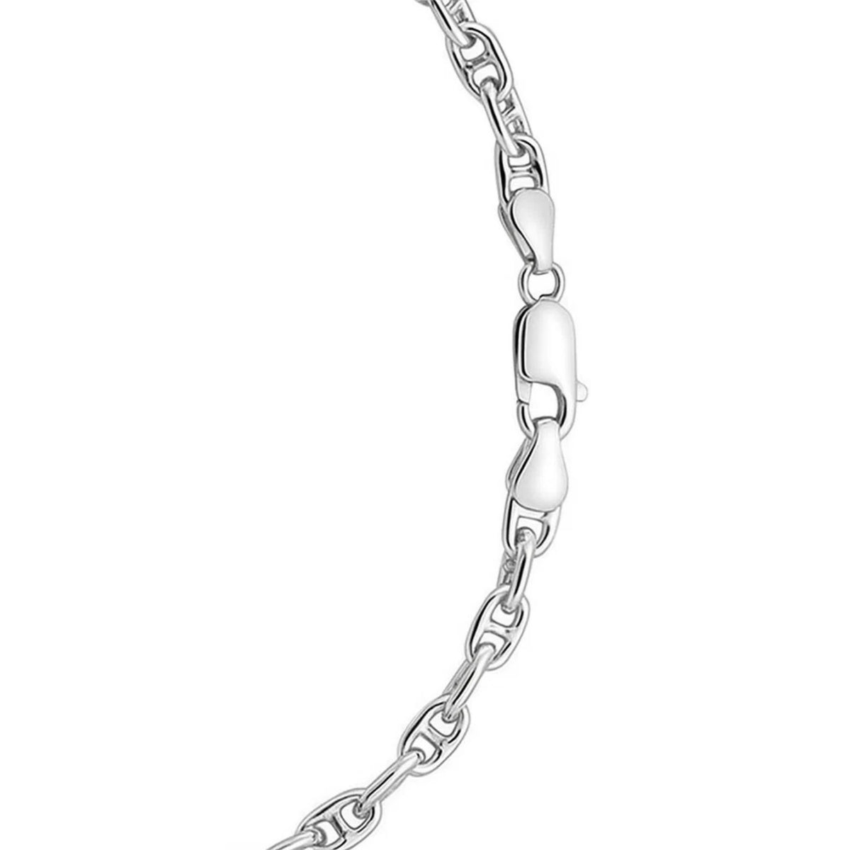 Sterling Silver Anchor Chain Necklace (5.50 mm) Alba Luxe