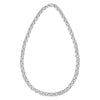 Sterling Silver Rolo Link Necklace Alba Luxe