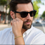 10k Yellow Gold Semi Solid Miami Cuban Bracelet (5.00 mm) RCJ