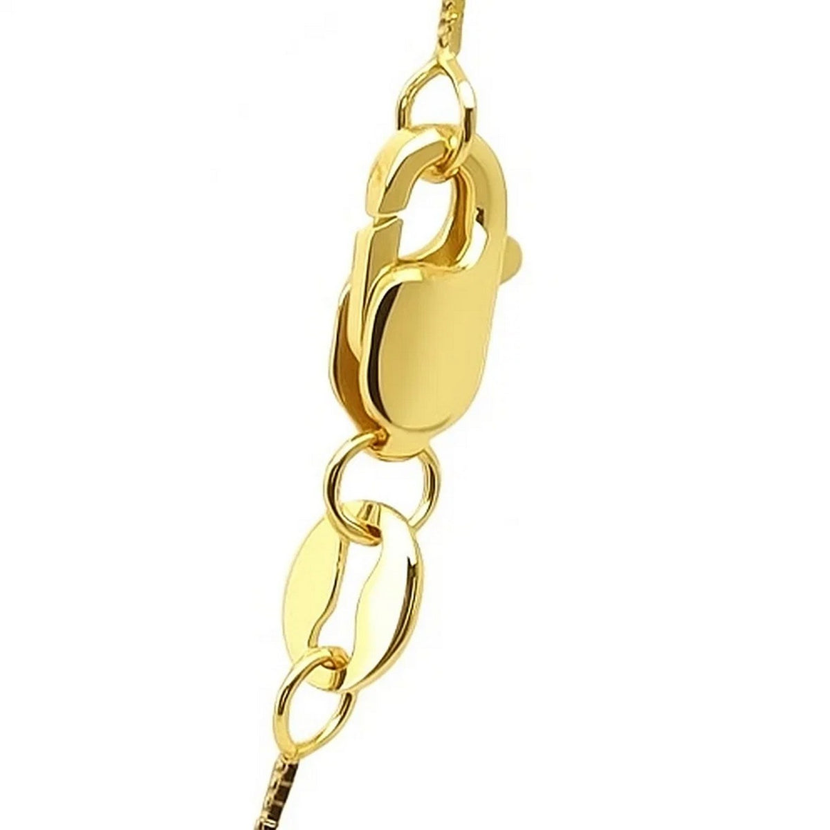 14k Yellow Gold Classic Box Chain (0.45 mm) Alba Luxe
