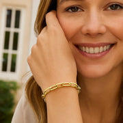14k Yellow Gold French Cable Link Bracelet  (6.00 mm) RCJ