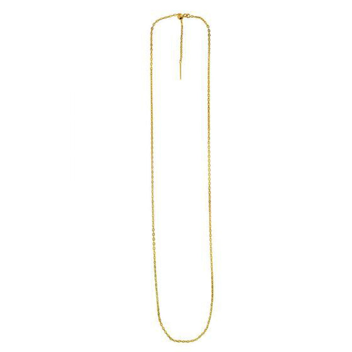 Endless Adjustable Cable Chain in 14k Yellow Gold (1.70 mm) Alba Luxe