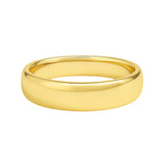 14k Yellow Gold Comfort Fit Wedding Band(5.00 mm) RCJ