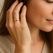 14k Yellow Gold Comfort Fit Wedding Band(5.00 mm) RCJ