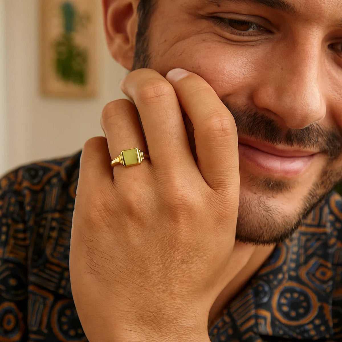 Mini Signet Ring in 14K Yellow Gold (2.00 mm) RCJ